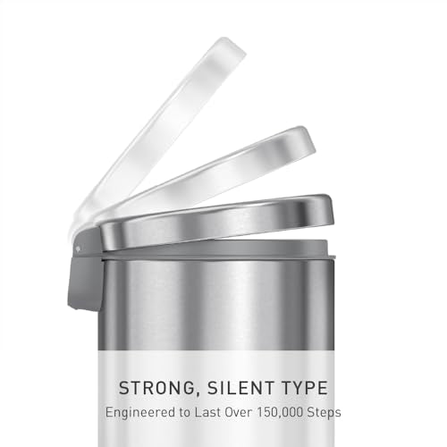 high-quality simplehuman Round Step Can, 4.5L / 1.2