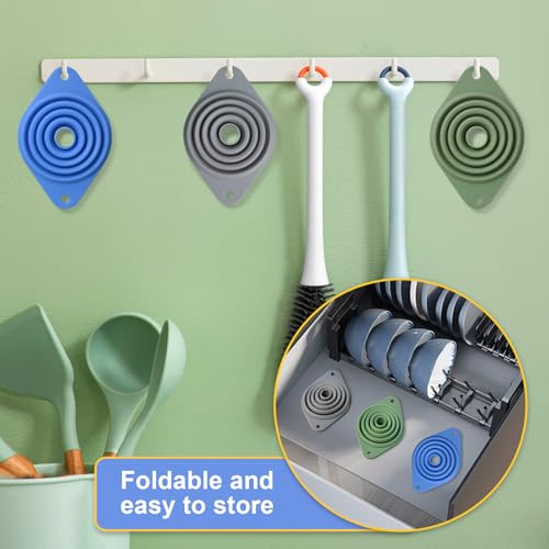 Eco-Friendly Kitchen Funnel Set 3 Pack,Funnels for Kitchen Use