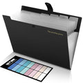 Minimalist SKYDUE Accordion File Organizer, Expanding File Folder with 8 Pockets, Collection