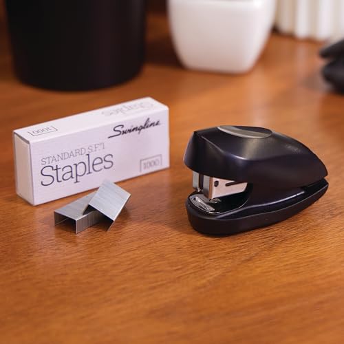 Minimalist Swingline Tot Mini Stapler, 12 Sheet Capacity, Jam Free, includes Kit