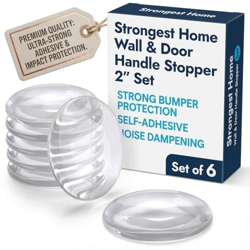 Modern STRONGEST HOME Wall Protector for Door Knobs, 2-Inch - Essentials