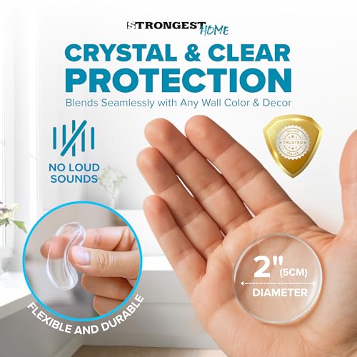 Modern STRONGEST HOME Wall Protector for Door Knobs, 2-Inch - Essentials