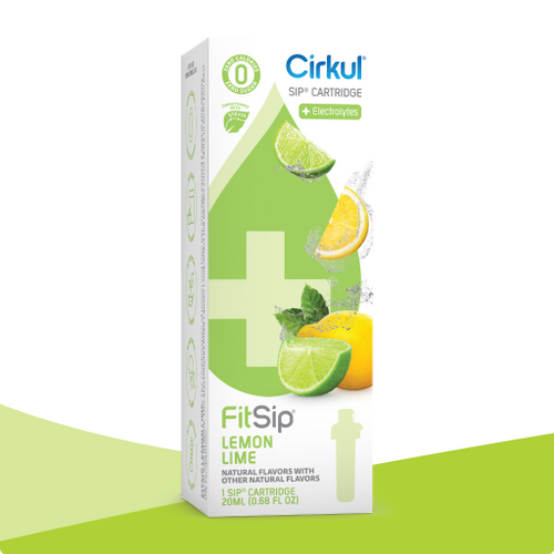 Natural Fruit Flavored FitSip Lemon Lime (Stevia) PO5V - Sugar-Free Fruit Flavor Cartridge Refill - Default Title