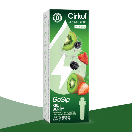 Zero-Calorie GoSip Kiwi Berry FTUR - Sugar-Free Fruit Flavor Cartridge Refill - Default Title